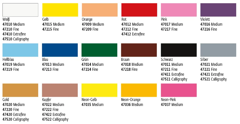 KREUL Lackmarker 'Gloss Paint Marker', medium, rose vif - OEM 47017