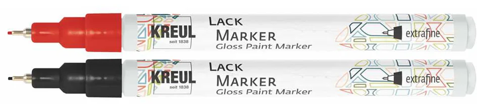 KREUL Lackmarker 'Gloss Paint Marker', extrafine, blanc - OEM 47410