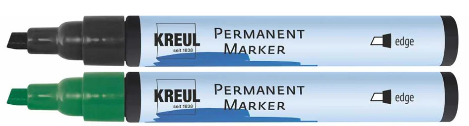 KREUL Marqueur permanent, edge, vert - OEM 47714