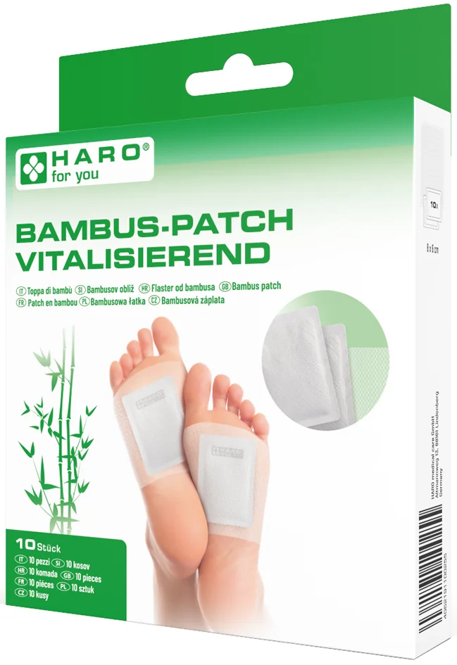 HARO Patch à base de bambou, plante des pieds, blanc - OEM 10025