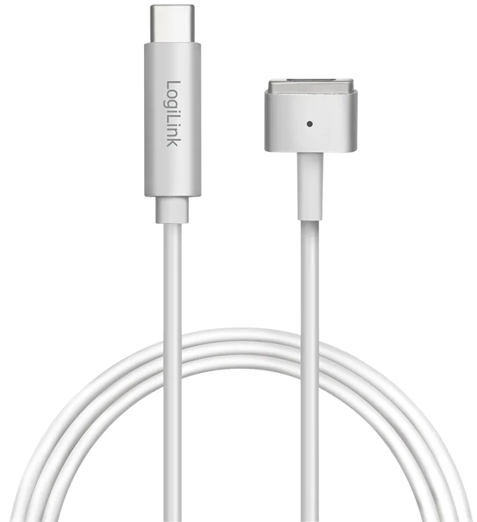 LogiLink Câble de chargement USB-C - Apple MagSafe, argent - OEM PA0226
