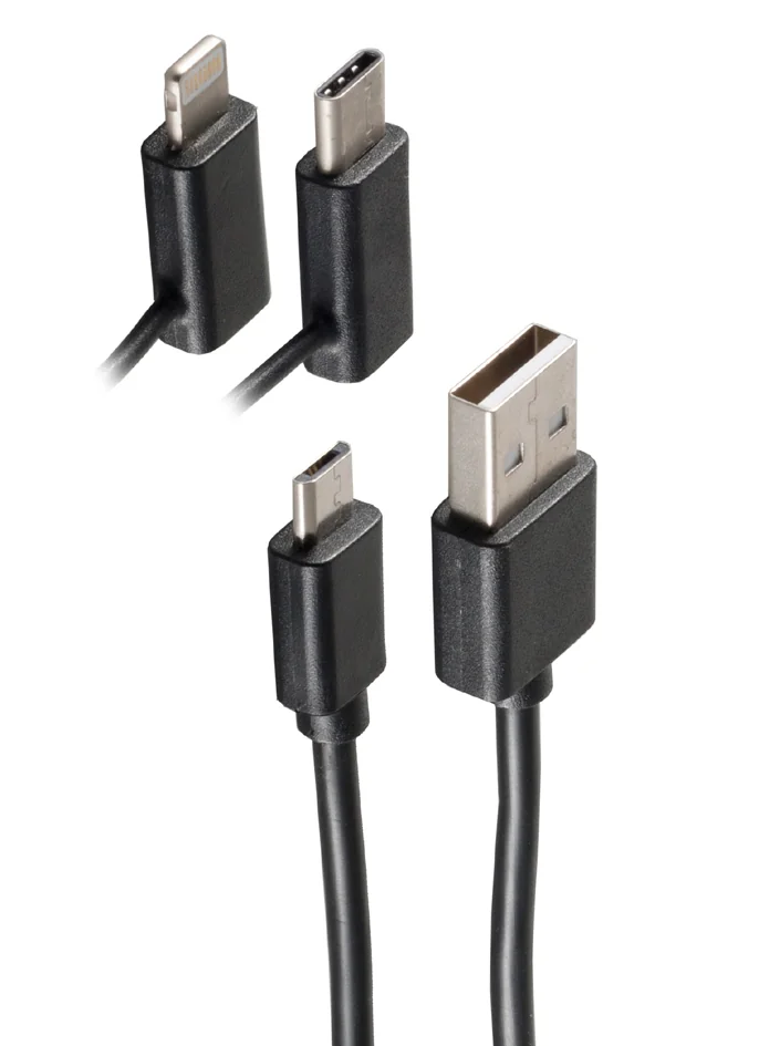 shiverpeaks Câble de données & de charge BASIC-S 3en1, 1,0 m - OEM BS14-15025