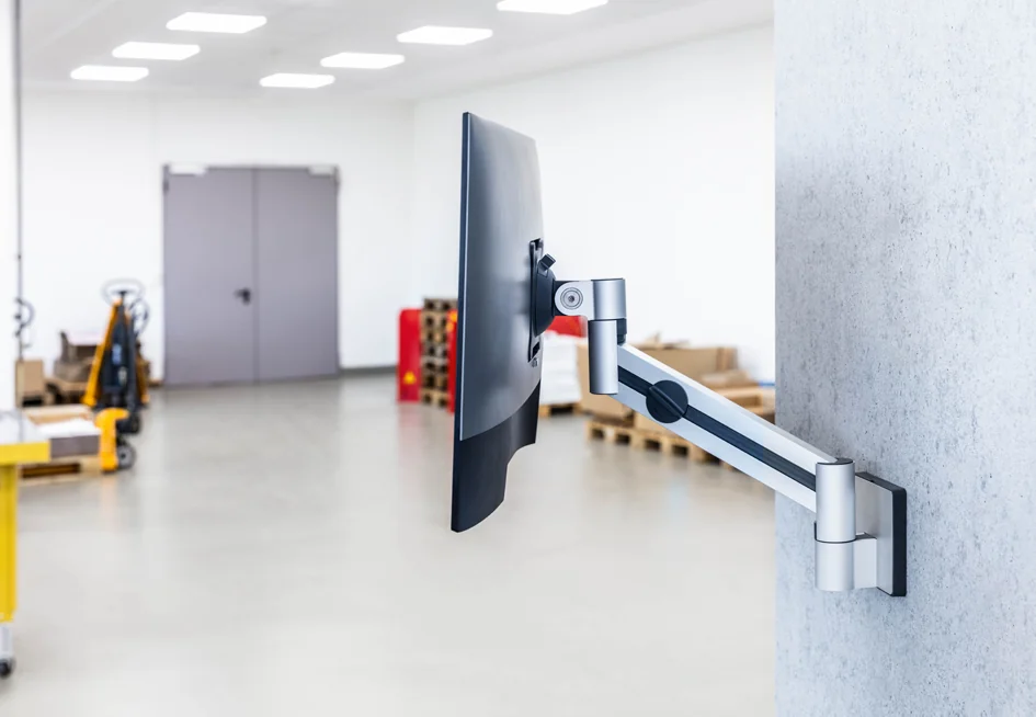 DURABLE Support avec bras pour 1 écran, fixation murale - OEM 509023
