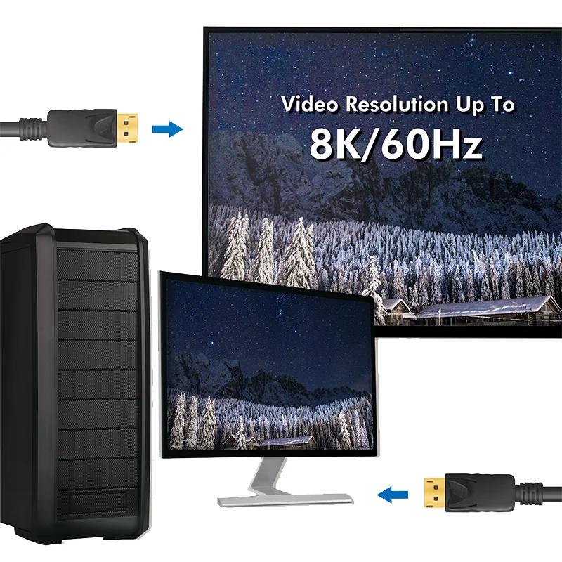 LogiLink Câble de raccordement DisplayPort 1.4, 5,0 m, noir - OEM CV0139