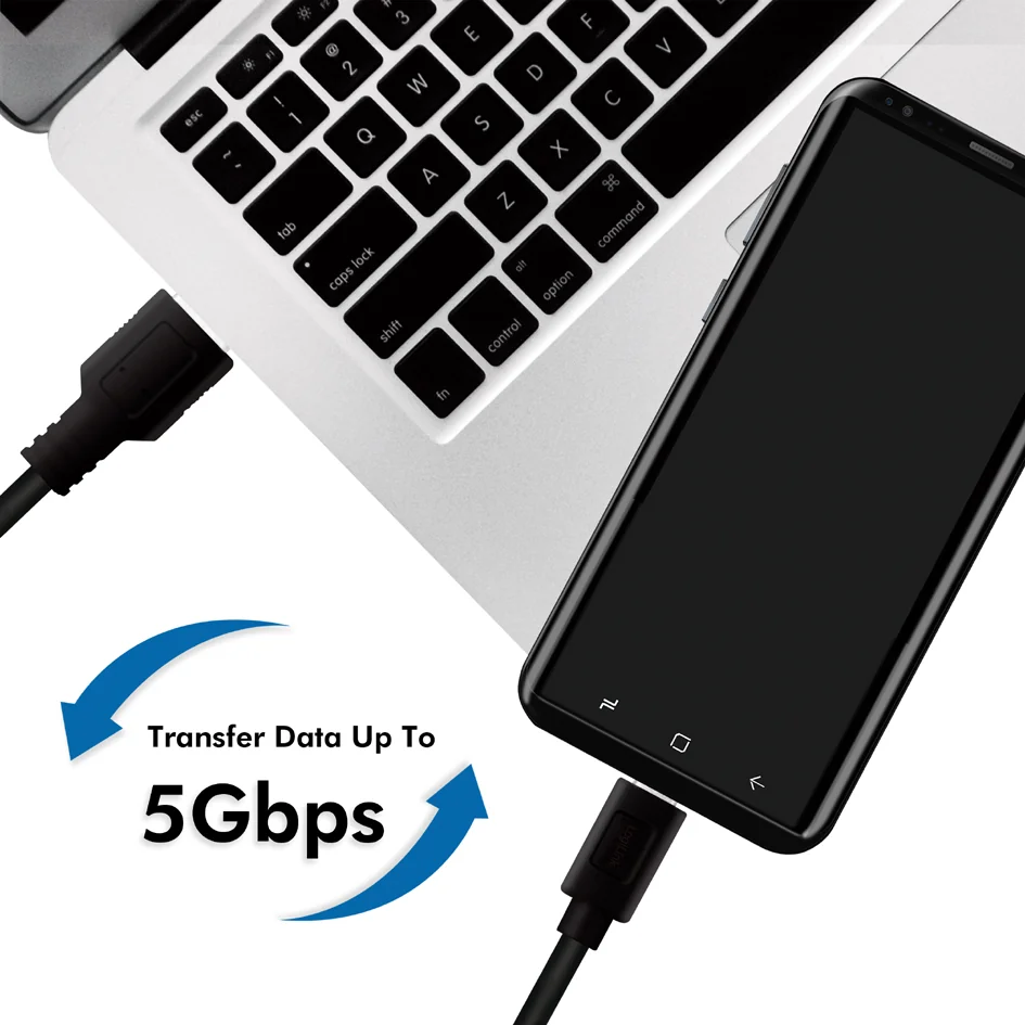 LogiLink Câble USB 3.2, USB-A - USB-C, 0,5 m, noir - OEM CU0167
