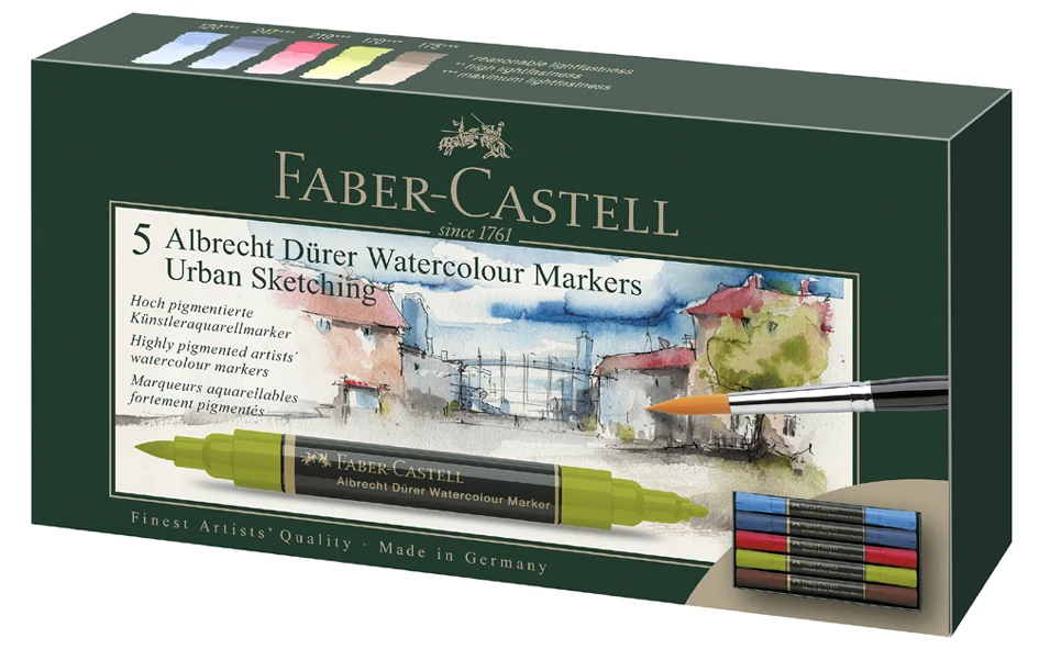 FABER-CASTELL Marqueur aquarelle ALBRECHT DÜRER, Urban - OEM 160308