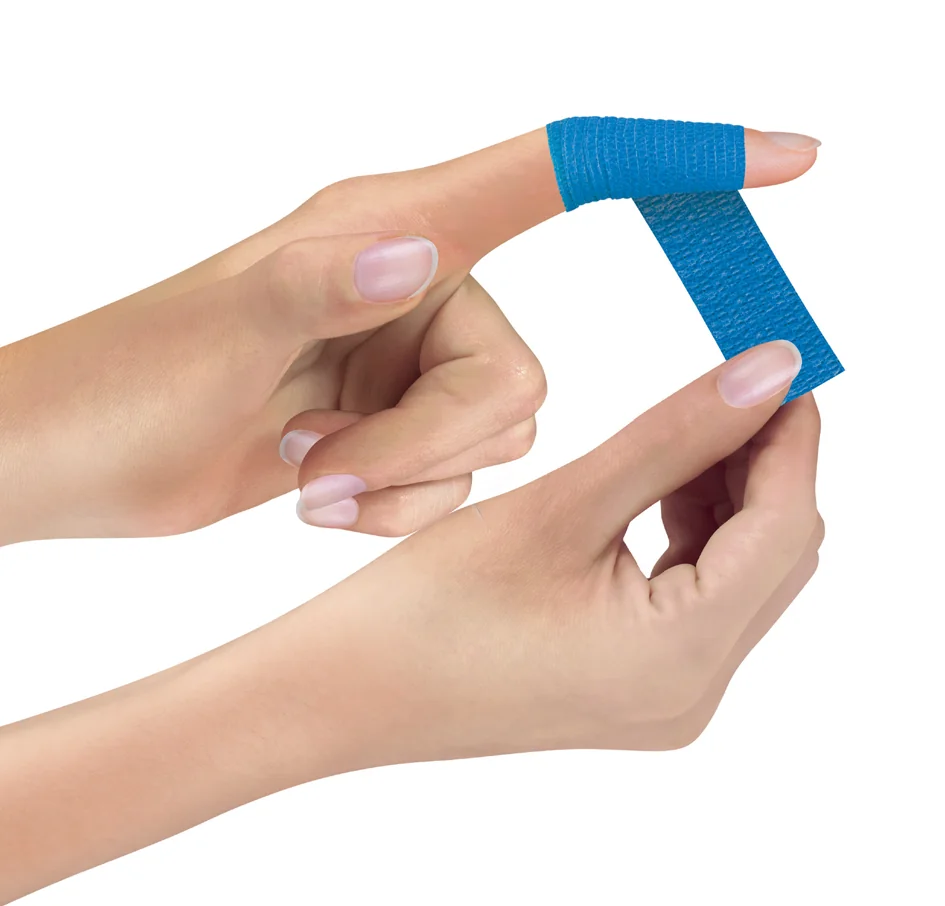 Lifemed PAPSTAR Pansement, auto-adhésif, 2 rouleaux, bleu - OEM 99052
