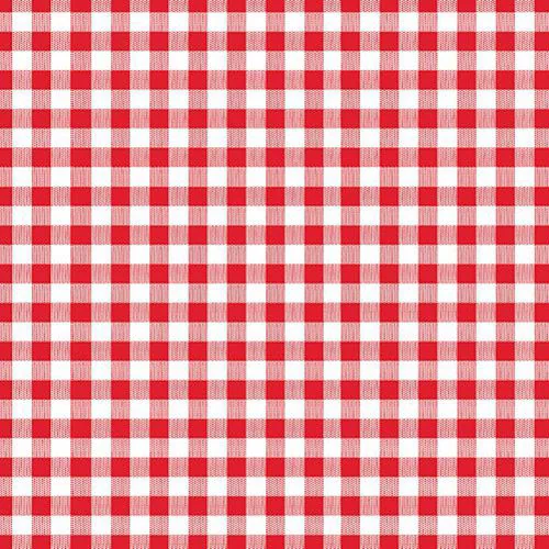 PAPSTAR Serviette à motif Carreaux Vichy, rouge - OEM 82763