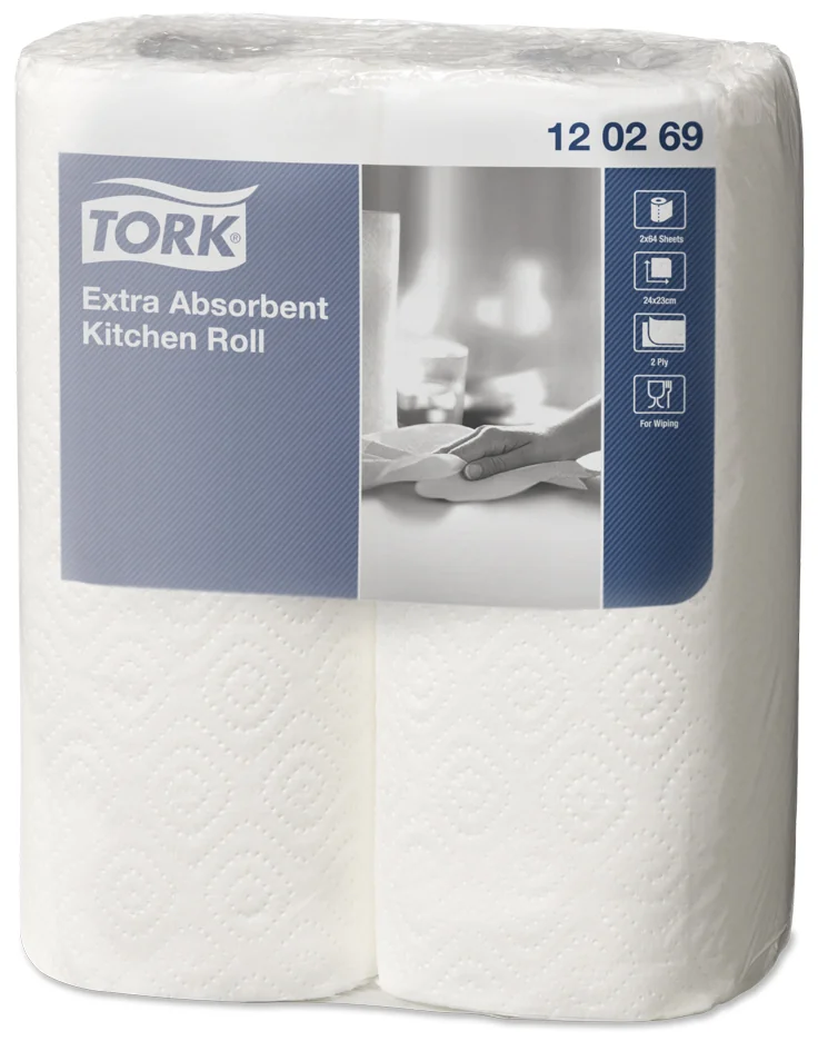 TORK Rouleau de papier essuie-tout, 2 couches, blanc - OEM 120269