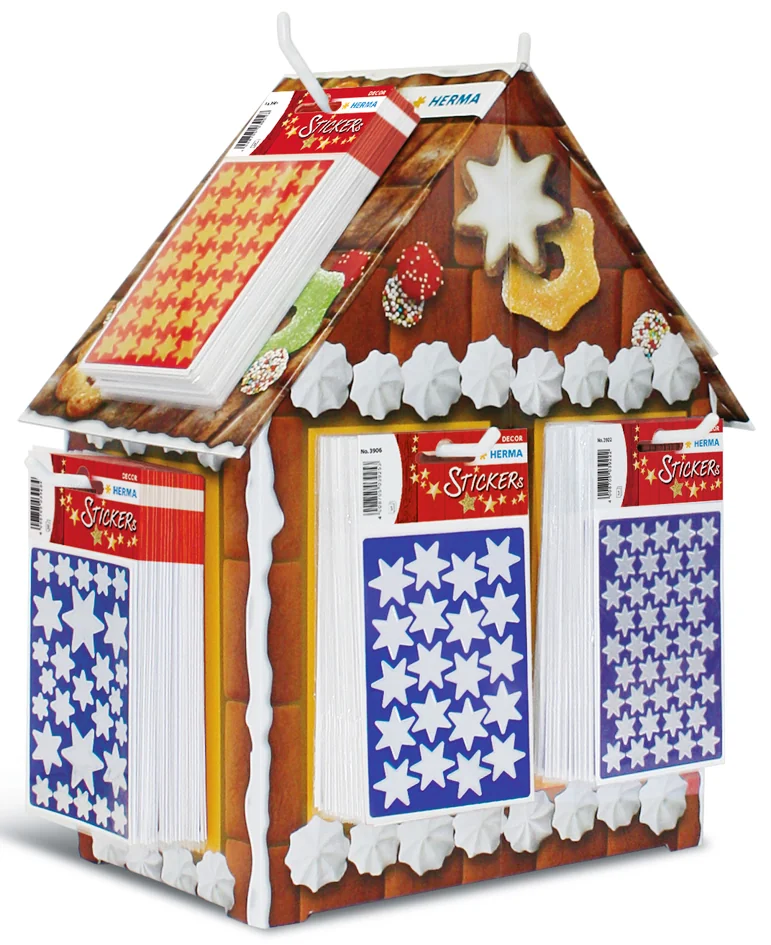 HERMA Autocollant de Nöel DECOR, présentoir de comptoir - OEM 3241