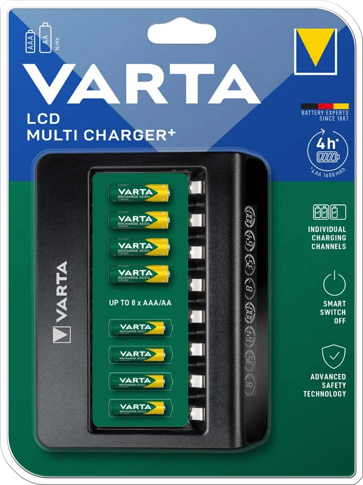 VARTA Chargeur LCD Multi Charger+, non garni - OEM 57681101401