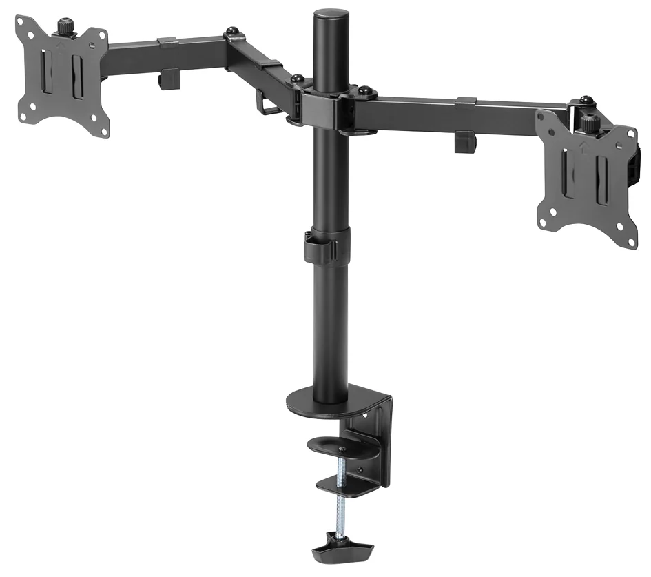 DIGITUS Support double écran universel, fixation par serrage - OEM DA-90400