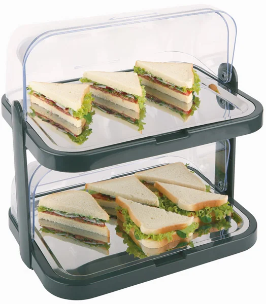 APS Vitrine de buffet DOPPELDECKER, noir - OEM 9204