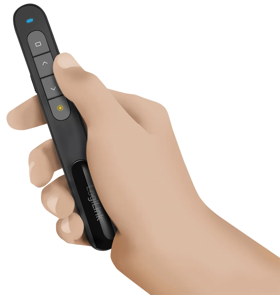 LogiLink Présentateur sans fil 2,4 GHz, sans câble, noir - OEM ID0190