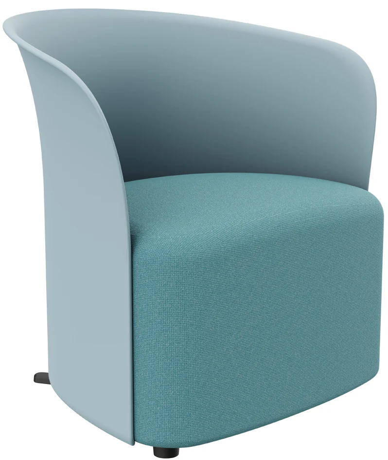 PAPERFLOW Fauteuil visiteur 'CROWN', blanc - OEM FTCROWN.13 – Image 3