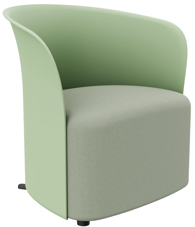 PAPERFLOW Fauteuil visiteur 'CROWN', blanc - OEM FTCROWN.13 – Image 4
