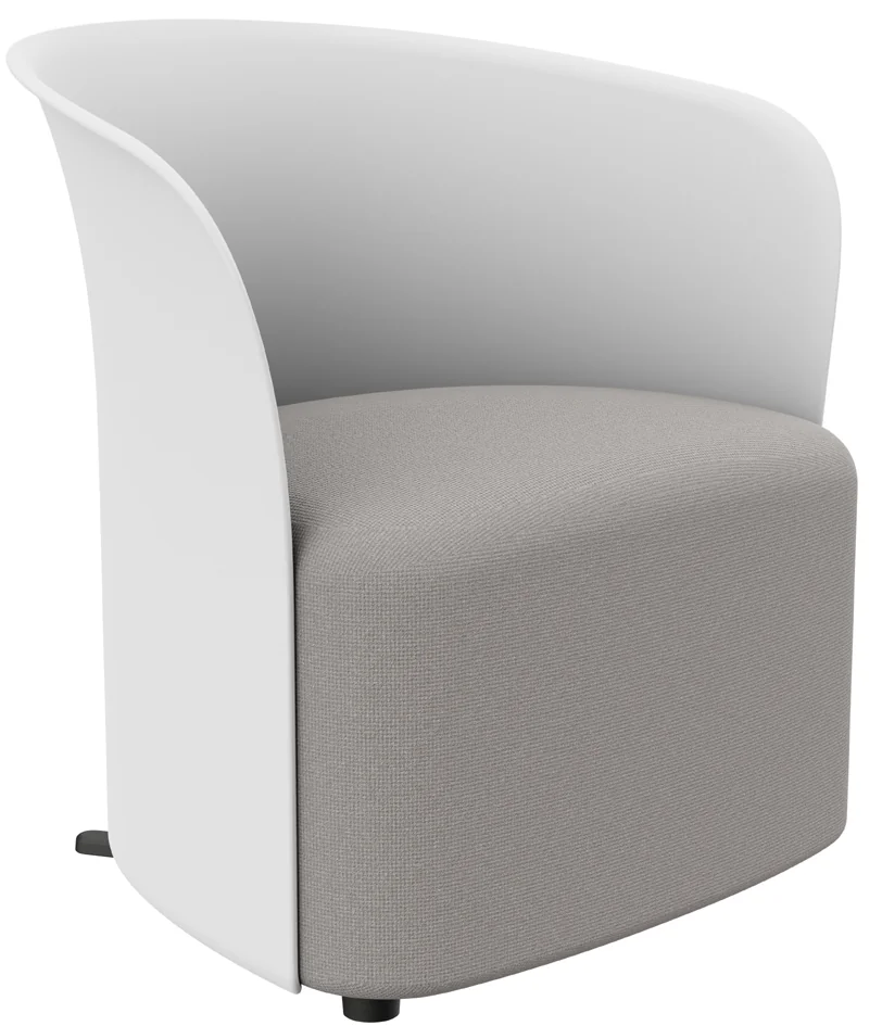 PAPERFLOW Fauteuil visiteur 'CROWN', blanc - OEM FTCROWN.13 – Image 6