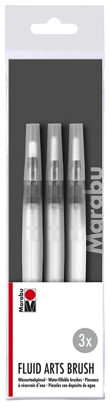 Marabu Pinceau à réservoir d'eau, set de 3 - OEM 0173000000080