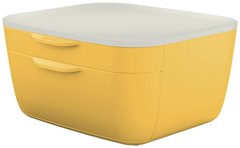 LEITZ Bloc de classement Cosy, 2 tiroirs, gris/gris clair - OEM 5357-00-89