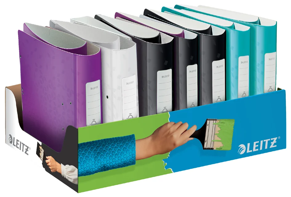 LEITZ Classeur Active WOW, 180 degrés, présentoir de 15 - OEM 9530-00-00