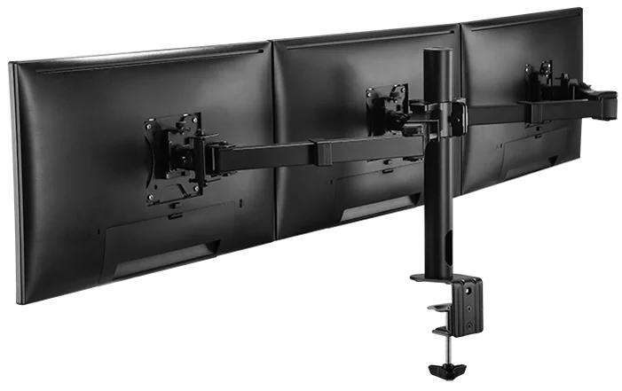 LogiLink Bras support pour 3 écrans 17-27', noir - OEM BP0107