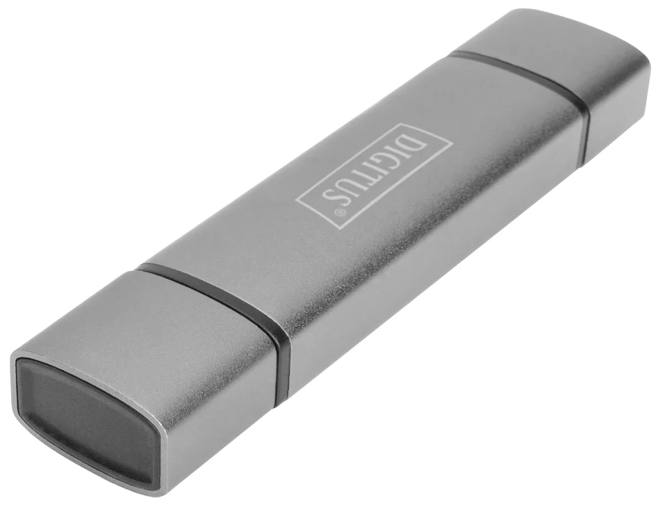 DIGITUS Hub à double lecteur de carte USB-C / USB3.0, OTG - OEM DA-70886