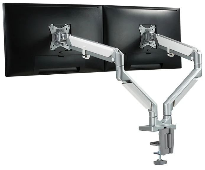 LogiLink Bras support pour deux écrans, aluminium, argent - OEM BP0088