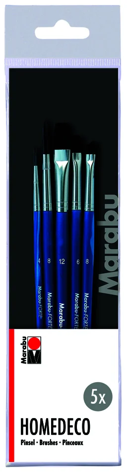 Marabu Set de pinceaux Homedeco, 5 pièces - OEM 0186000000201