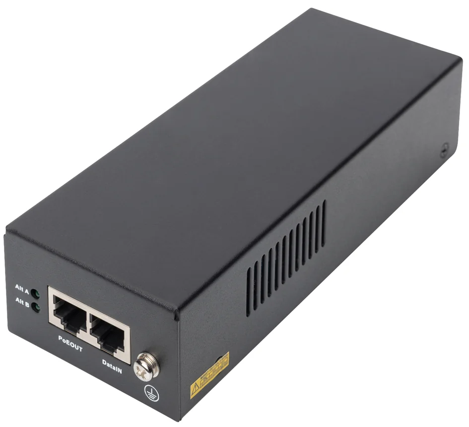 DIGITUS Injecteur PoE++ Gigabit Ethernet, 802.3bt, 85 W - OEM DN-95109