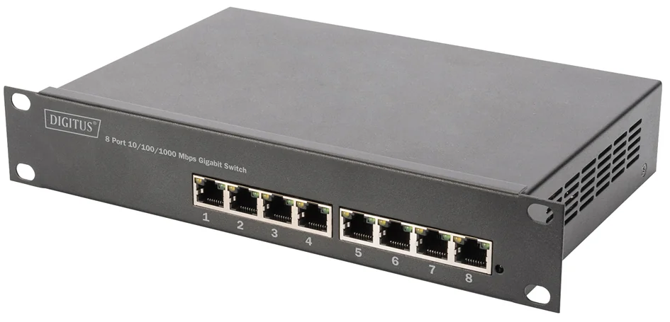 DIGITUS Commutateur réseau PoE+ 10' Gigabit Ethernet,8 ports - OEM DN-95331
