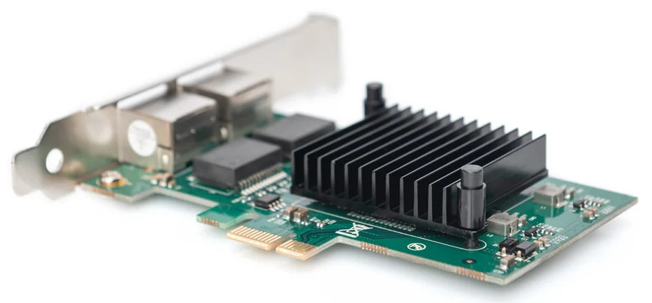DIGITUS Carte PCI Express Dual Gigabit Ethernet, 2 ports - OEM DN-10132