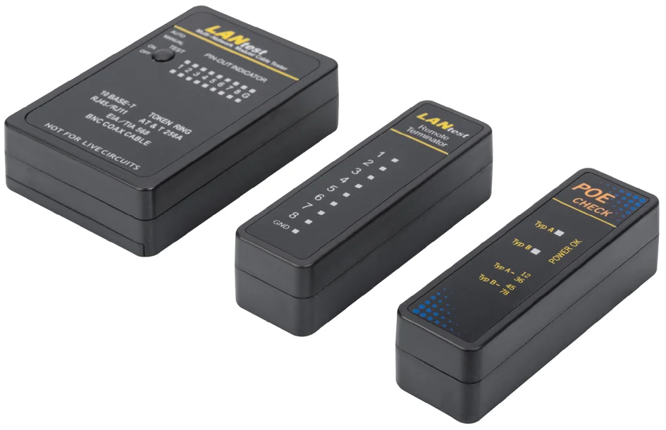 DIGITUS Testeur pour câble réseau et communication, RJ45/BNC - OEM DN-14001-1