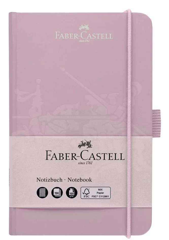 FABER-CASTELL Carnet, A6, quadrillé, bleu ciel - OEM 10244359