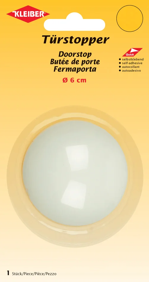 KLEIBER Butoir de porte, plastique, blanc - OEM 52102