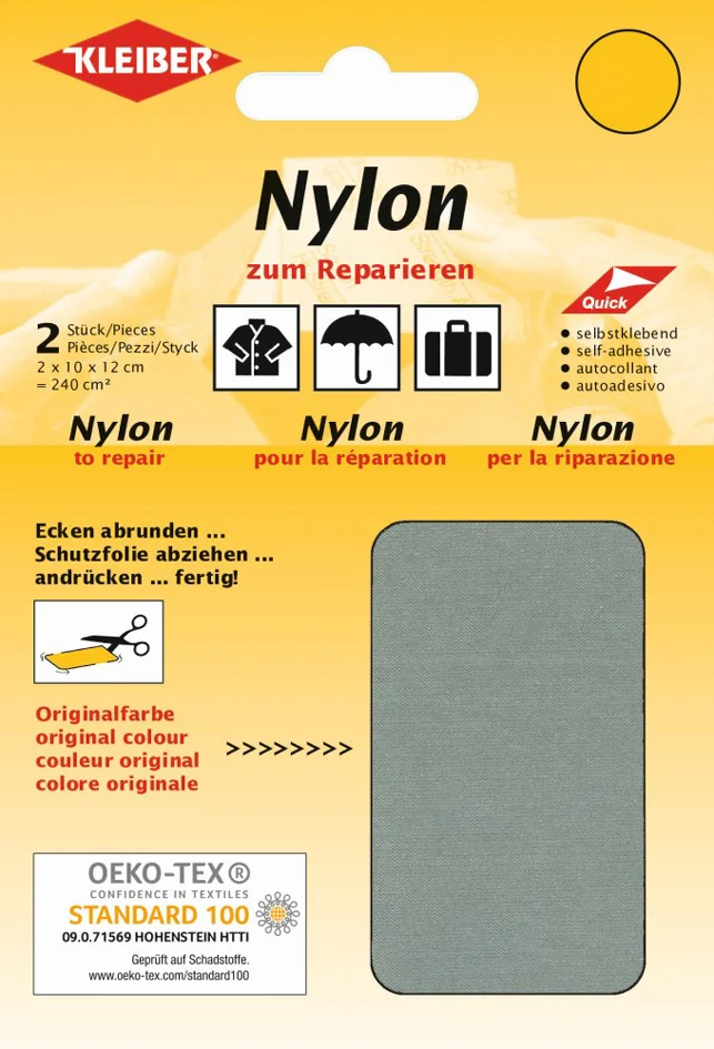 KLEIBER Pièce de réparation nylon, autocollant, rose - OEM 43046