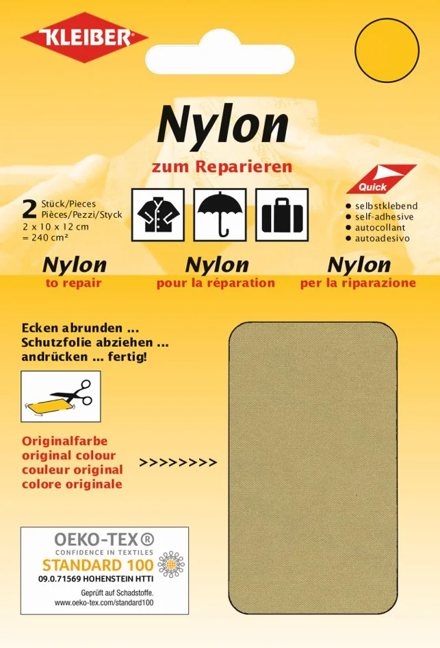 KLEIBER Pièce de réparation nylon, autocollant, violet - OEM 43049 – Image 2