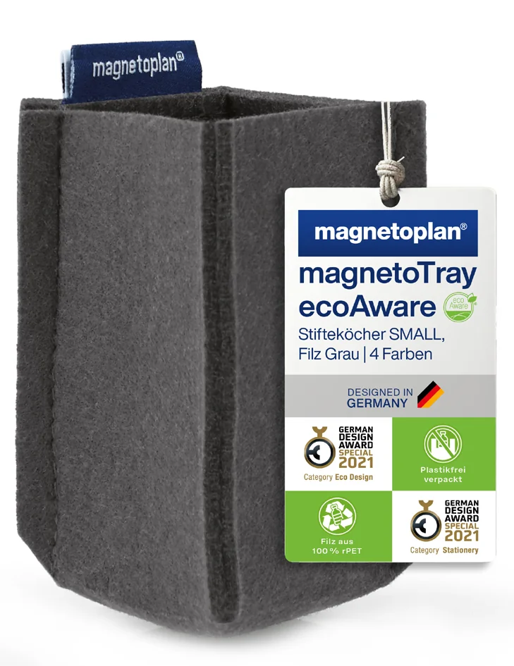 magnetoplan Pot à crayons magnetoTray, petit, bleu - OEM 1227614