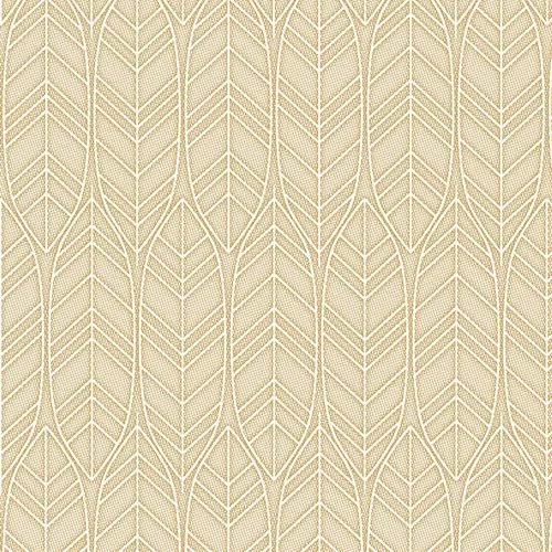 PAPSTAR Serviettes 'ROYAL Collection Leaves', sable - OEM 88043