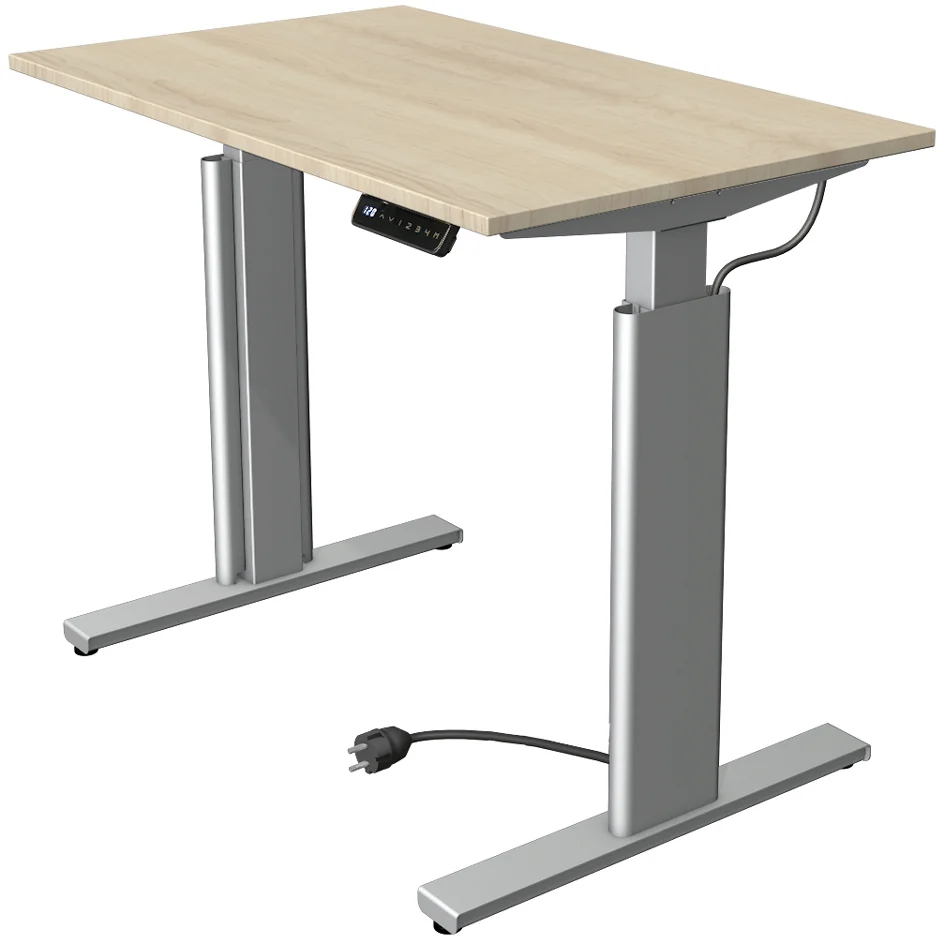 kerkmann Table de bureau assis-debout Move 3 tube, blanc - OEM 10231010