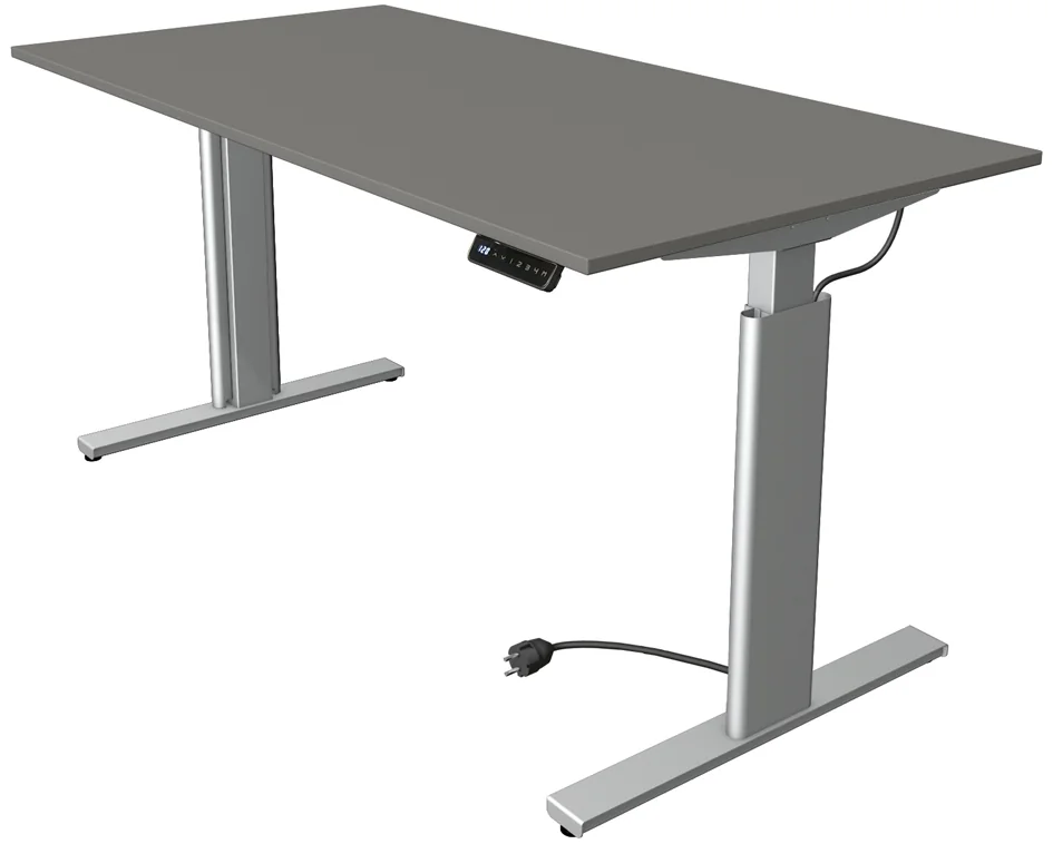 kerkmann Table de bureau assis-debout Move 3 tube, blanc - OEM 10233010 – Image 4