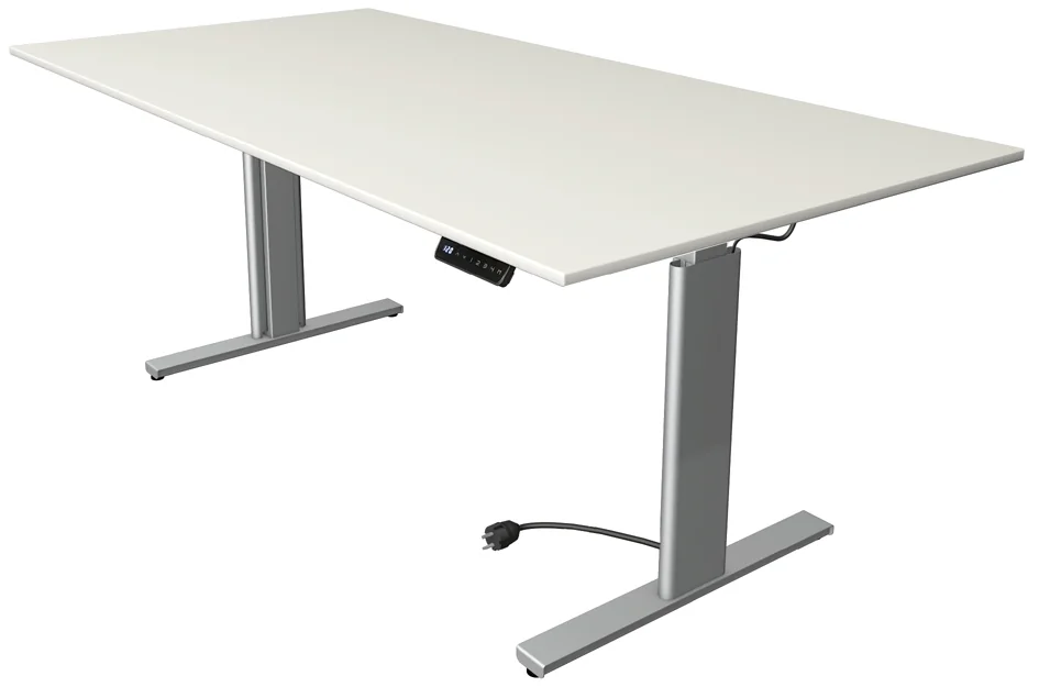 kerkmann Table de bureau assis-debout Move 3 tube, blanc - OEM 10233010 – Image 6
