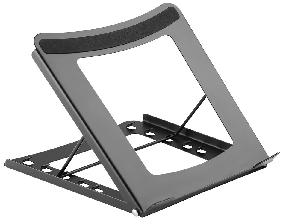 DIGITUS Support pour ordinateur portable, en acier, noir - OEM DA-90368