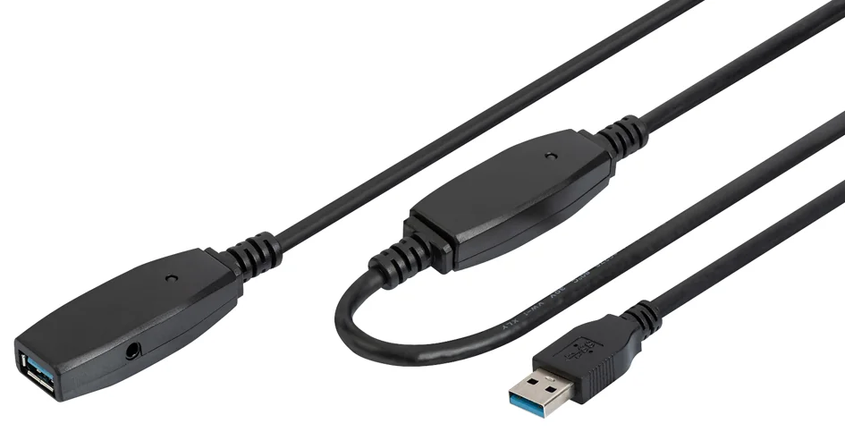 DIGITUS Câble de rallonge actif USB 3.0, 20,0 m - OEM DA-73107