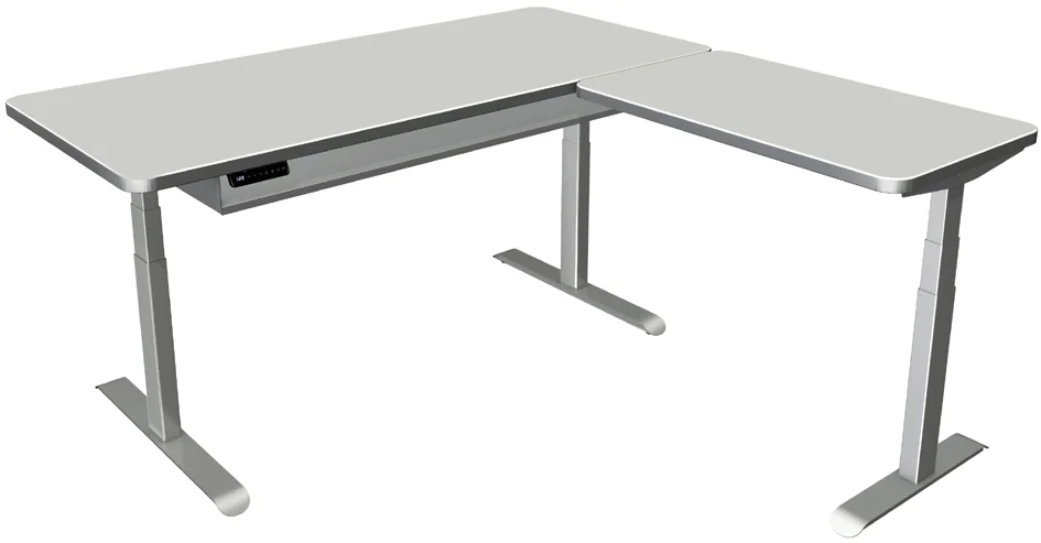 kerkmann Table de bureau assis-debout Move 4 Premium, gris - OEM 10321111 – Image 2