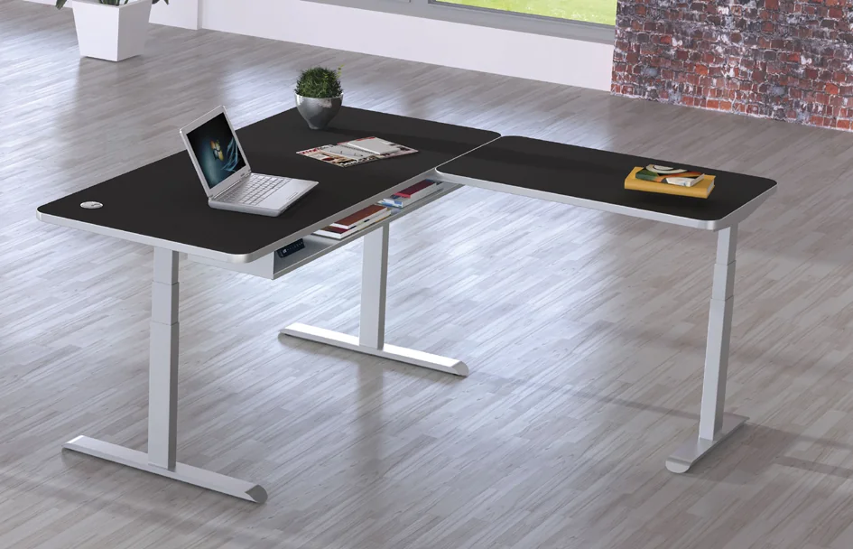 kerkmann Table de bureau assis-debout Move 4 Premium, gris - OEM 10321111 – Image 4