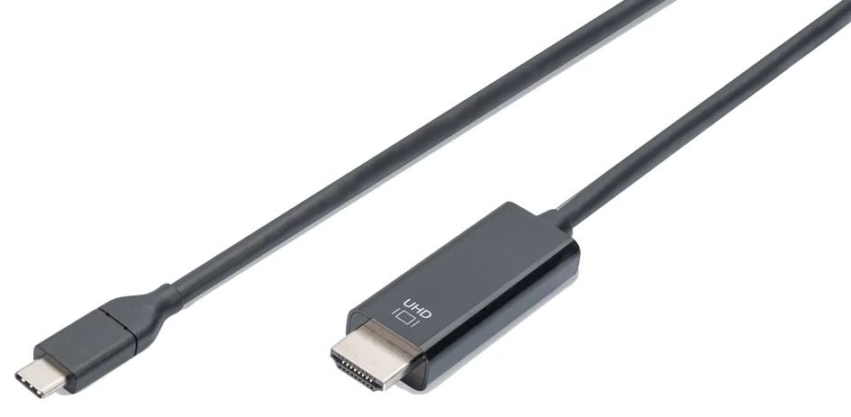 DIGITUS Câble adaptateur, USB-C - HDMI-A, 2,0 m - OEM AK-300330-020-S