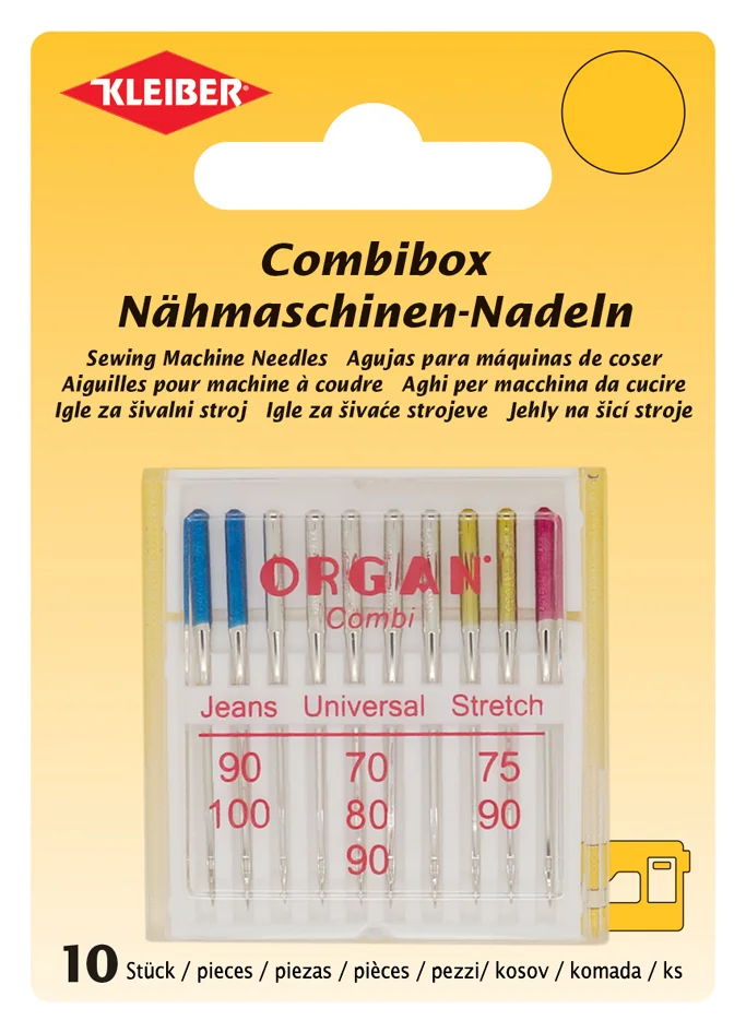 KLEIBER Aiguilles pour machine à coudre,boîte combinée de 10 - OEM 69996
