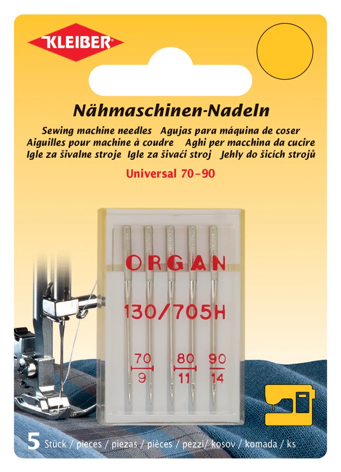 KLEIBER Set d'aiguilles pour machine à coudre 'Universal' - OEM 69992