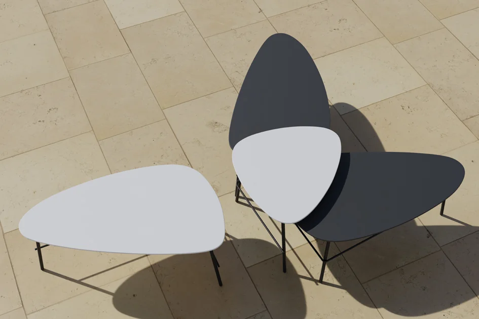 PAPERFLOW Table d'appoint LAZY, (L)605 x (P)500 mm, noir - OEM TBL60.01.01 – Image 4