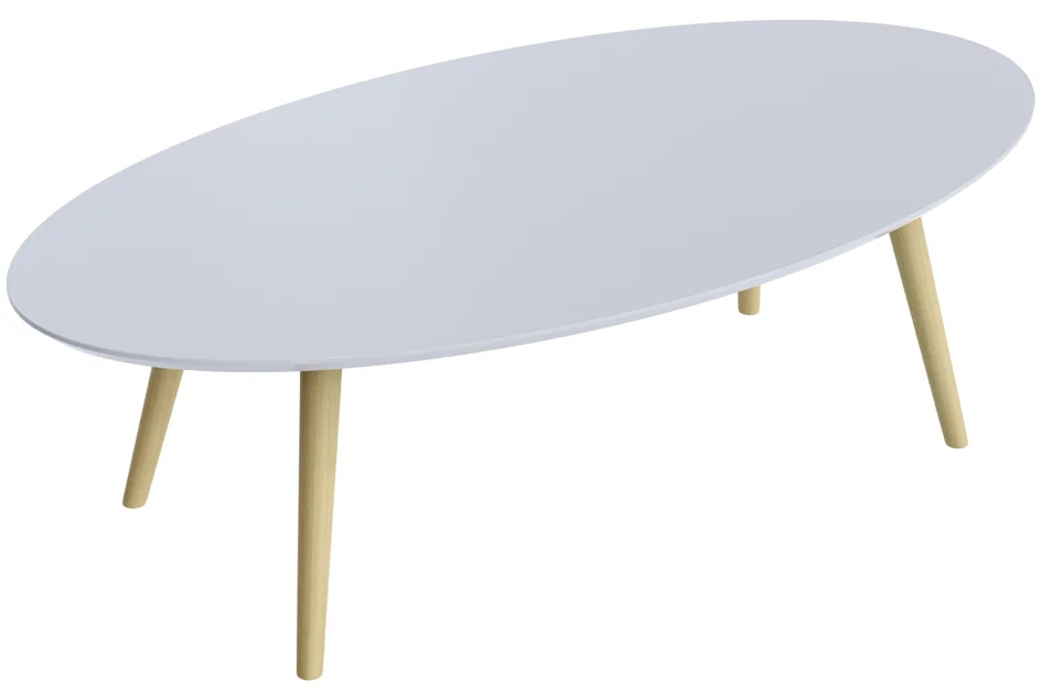PAPERFLOW Table d'appoint MEET, (L)650 x (P)400 mm, blanc - OEM TBS65.23.13